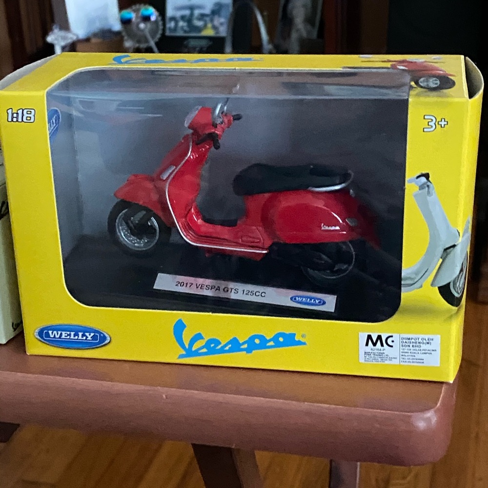 Collectible Vespa scooter